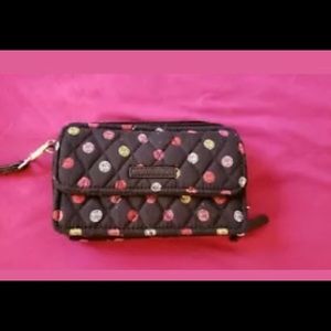Vera Bradley Havana Dots rfid all in one wristlet